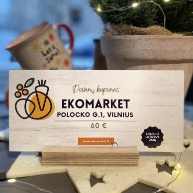 EKOMARKET DOVANŲ ČEKIS