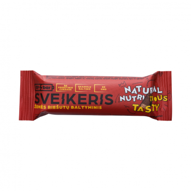 Žemės riešutų baltyminis batonėlis "Sveikeris", EPbar 55 gr.