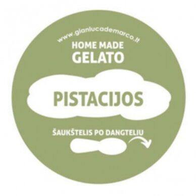 Gelato ledai, PISTACIJOS, 110 ml