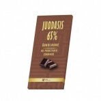 Juodasis šokoladas 65% be pridėtinio cukraus, Biržų šokoladas 75 g