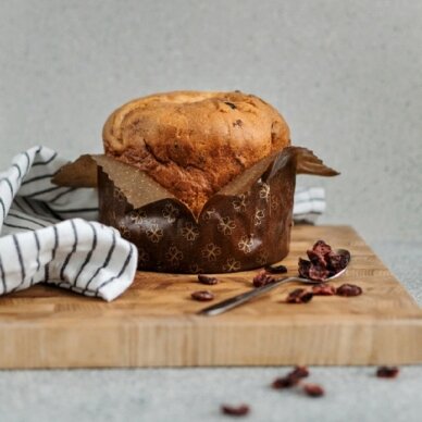 "PANETTONE" su spanguolėmis, LAŠŲ DUONA, 500 g